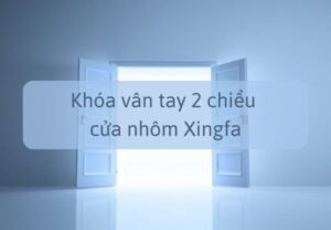 Khóa vân tay 2 chiều cửa nhôm Xingfa có những mẫu nào?