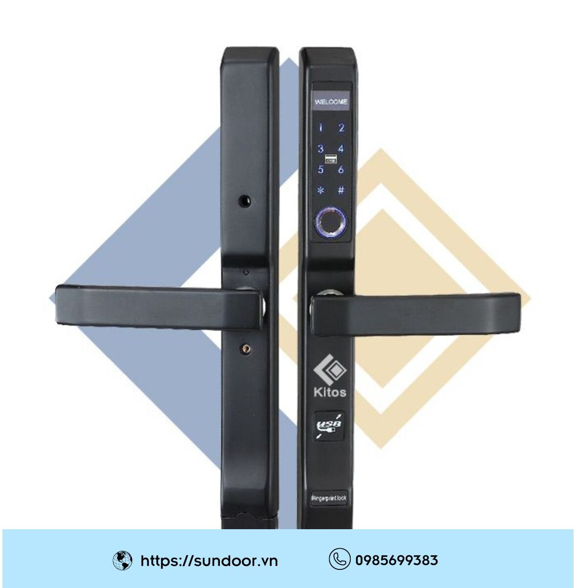 Mẫu khóa điện t?Kitos KT-AL410